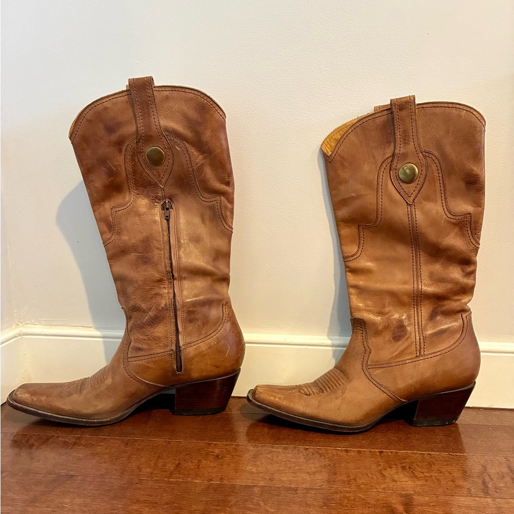 Charlie 1 Horse Leather Cowboy Boots, W 7.5